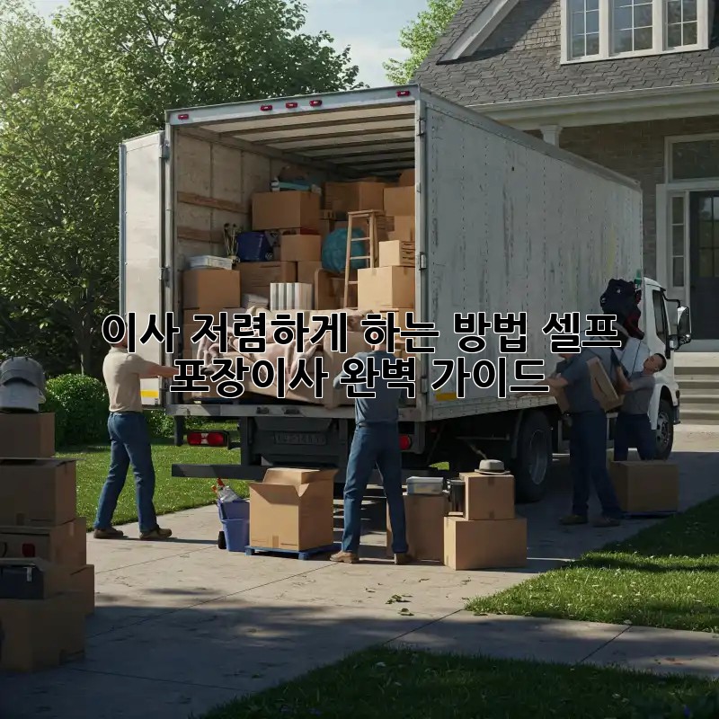 이사 저렴하게 하는 방법: 셀프 포장이사 완벽 가이드
