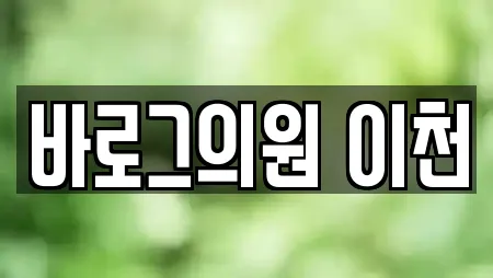 바로그의원 이천