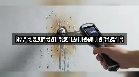 하수구막힘싱크대막힘변기막힘변기교체배관공사배관역류고압세척