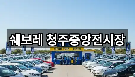 청주시 청원구 우암동 자동차전시장 어떻게 고를까? 1곳