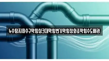 누수탐지하수구막힘싱크대막힘변기막힘정화조막힘수도배관