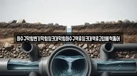 하수구막힘변기막힘싱크대막힘하수구역류싱크대역류고압세척뚫어