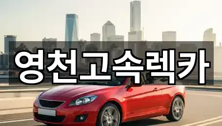 영천시 화남면 렌트카 바로 비교 1곳