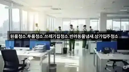 원룸청소.투룸청소.쓰레기집청소.반려동물냄새.상가입주청소