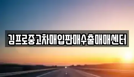 강원 강릉시 옥천동 중고차 전문 김프로중고차매입판매수출매매센터
