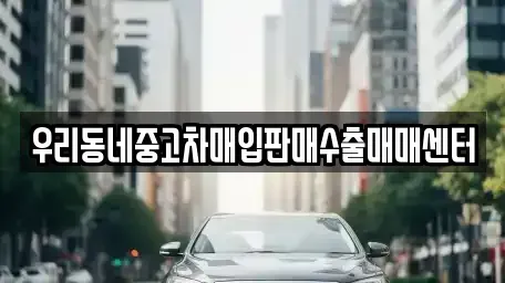 경기 고양시 일산동구 지영동 중고차매입 전문 우리동네중고차매입판매수출매매센터