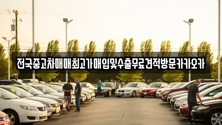 경기 고양시 일산동구 지영동 중고차매입 전문 전국중고차매매최고가매입및수출무료견적방문카카오카