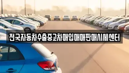 경기 오산시 오산동 중고차매매 전문 전국자동차수출중고차매입매매판매시세센터