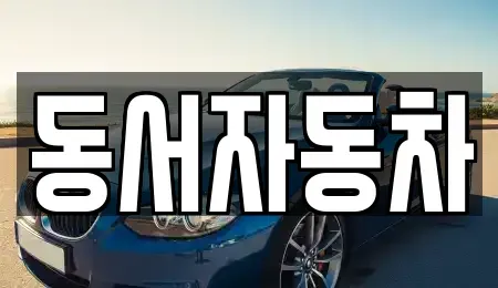 경남 창원시 마산합포구 진북면 중고차매매 전문 동서자동차