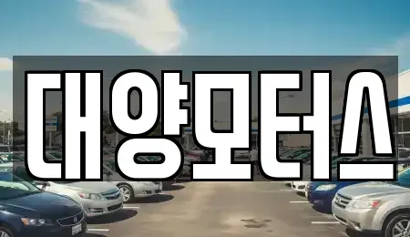 광주광역시 광산구 도산동 중고차 전문 대양모터스