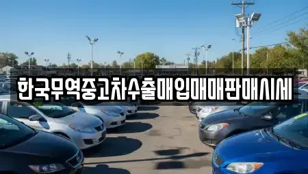 부산광역시 동구 초량동 중고차매입 전문 한국무역중고차수출매입매매판매시세