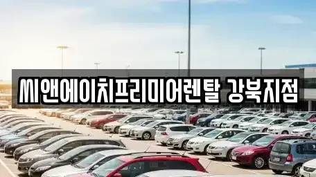 서울특별시 강북구 우이동 렌트카 전문 씨앤에이치프리미어렌탈 강북지점
