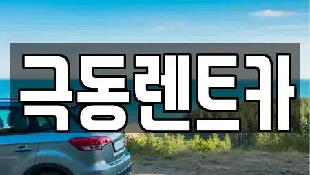 울산 북구 상안동 렌트카 전문 극동렌트카