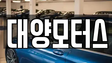 전남 나주시 문평면 중고차매매 전문 대양모터스