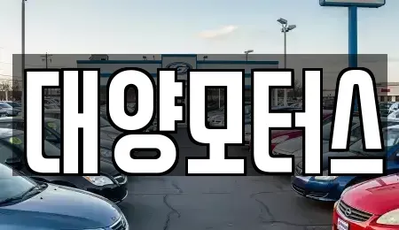 전라남도 나주시 경현동 중고차 전문 대양모터스
