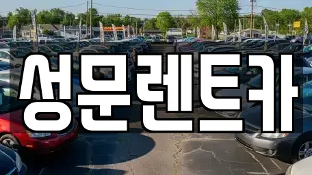 전북특별자치도 남원시 갈치동 렌트카 전문 성문렌트카